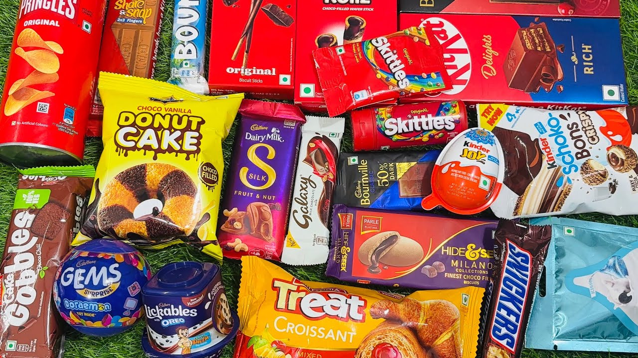 Lots of Surprises Gems & Kinderjoy With Chocolates Unboxing || ASMR 
