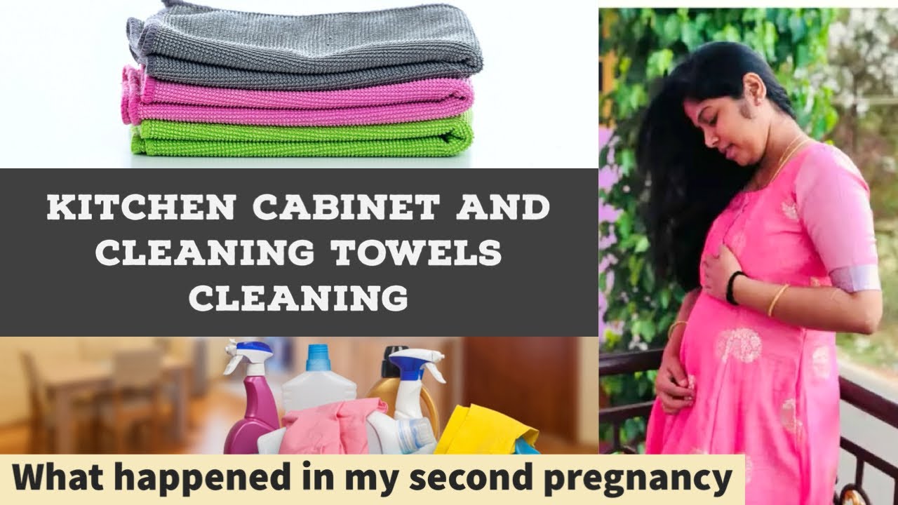 தமிழில்~ Kitchen cabinets and cleaning cloth cleaning || Thuthi leaves cured my health issue