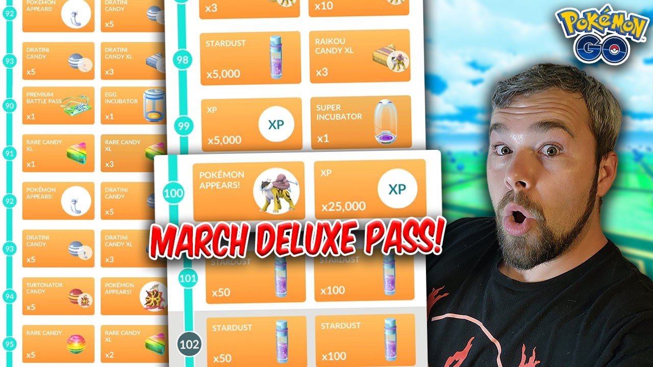 March Deluxe GO Pass Completed! I Didn't Expect THIS! (Pokémon GO)