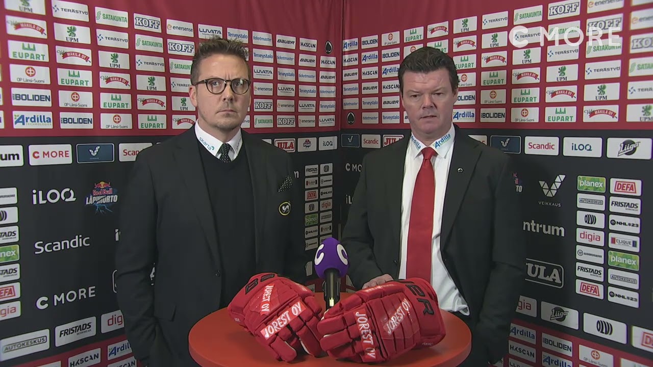 Ässät-Kärpät lehdistötilaisuus 5.1.2023
