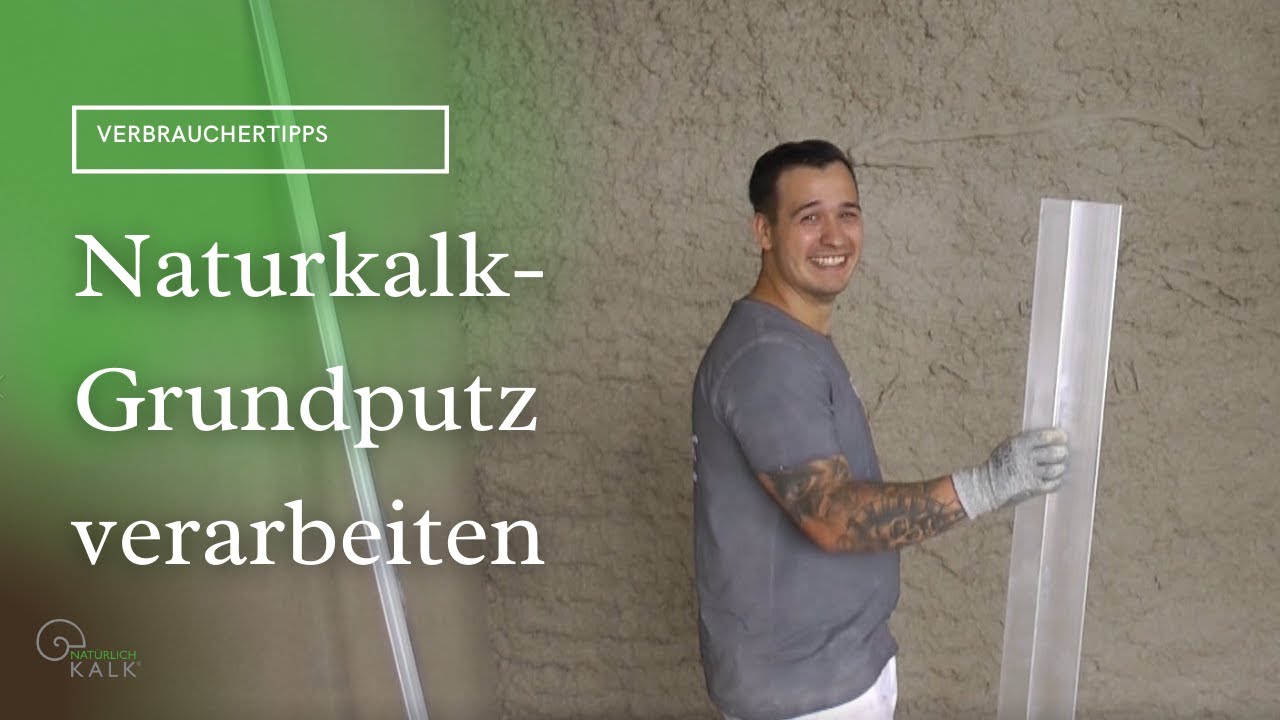 Kalk-Grundputz verarbeiten