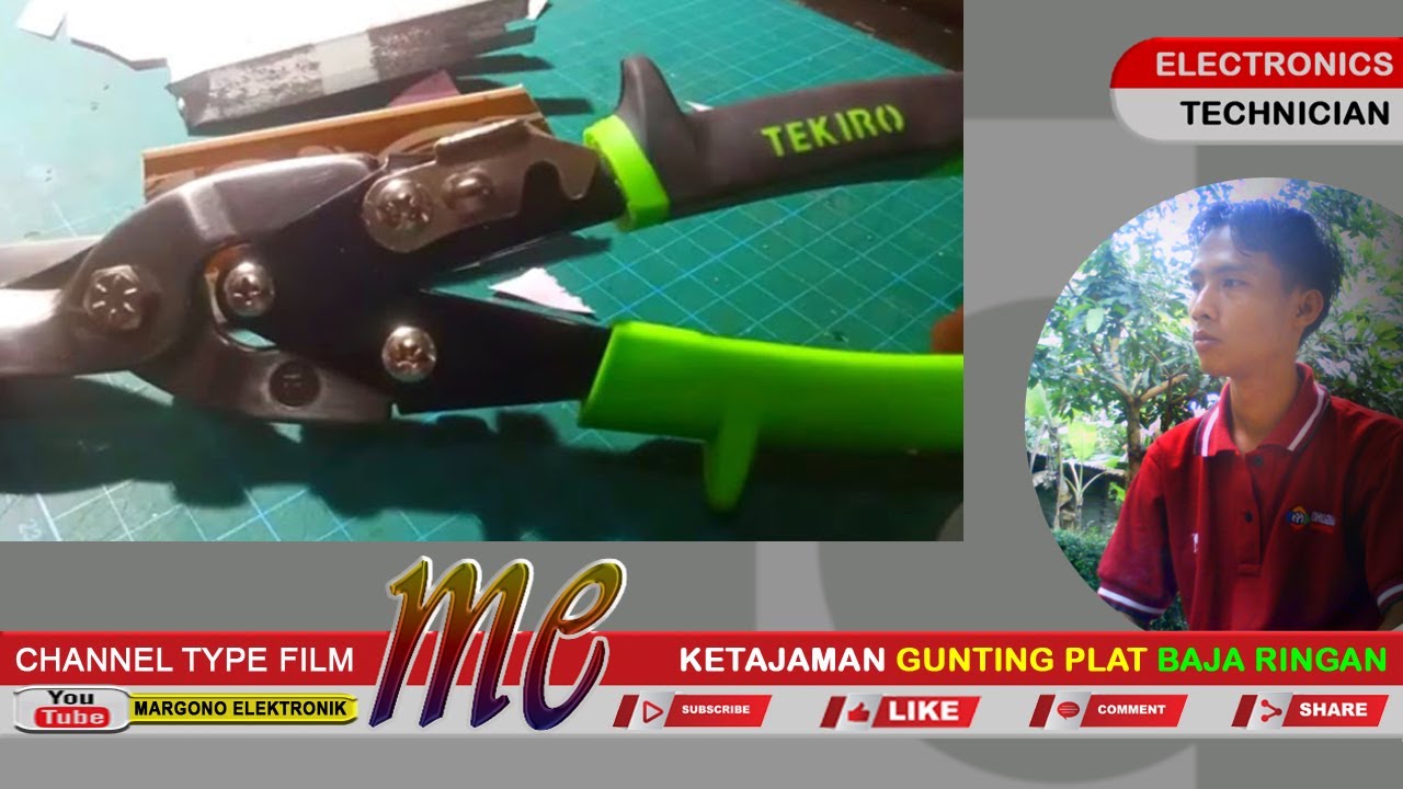 TUTORIAL I KETAJAMAN GUNTING PLAT BAJA RINGAN#margonoelektronik #melayaniservis #teknisi