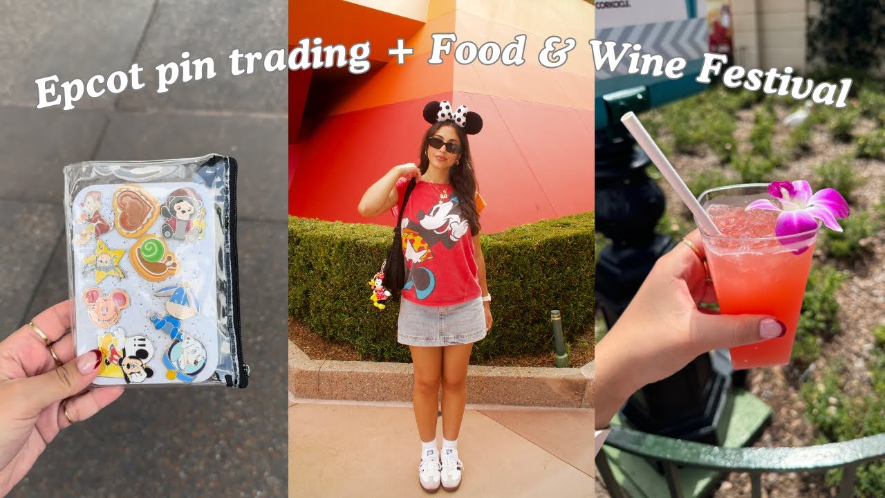 Epcot Pin Trading & Food and Wine Festival Vlog!