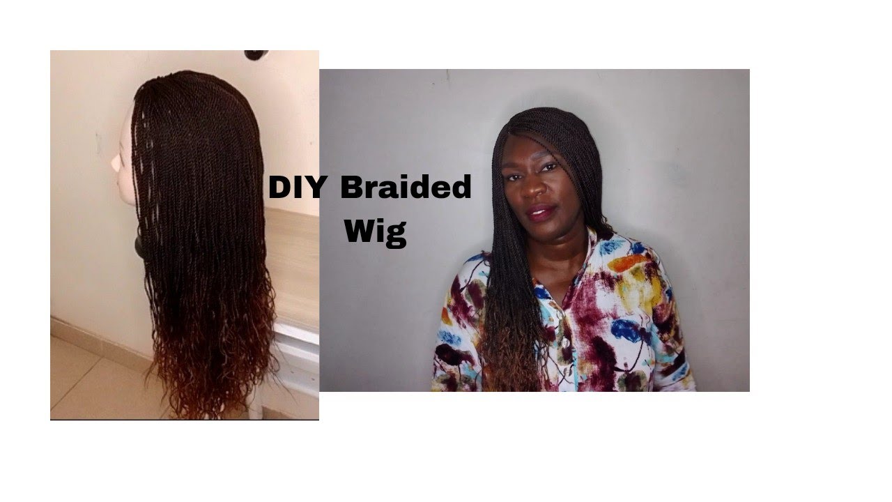 DIY BRAIDED  WIG| SEWING METHOD |Protective  Style