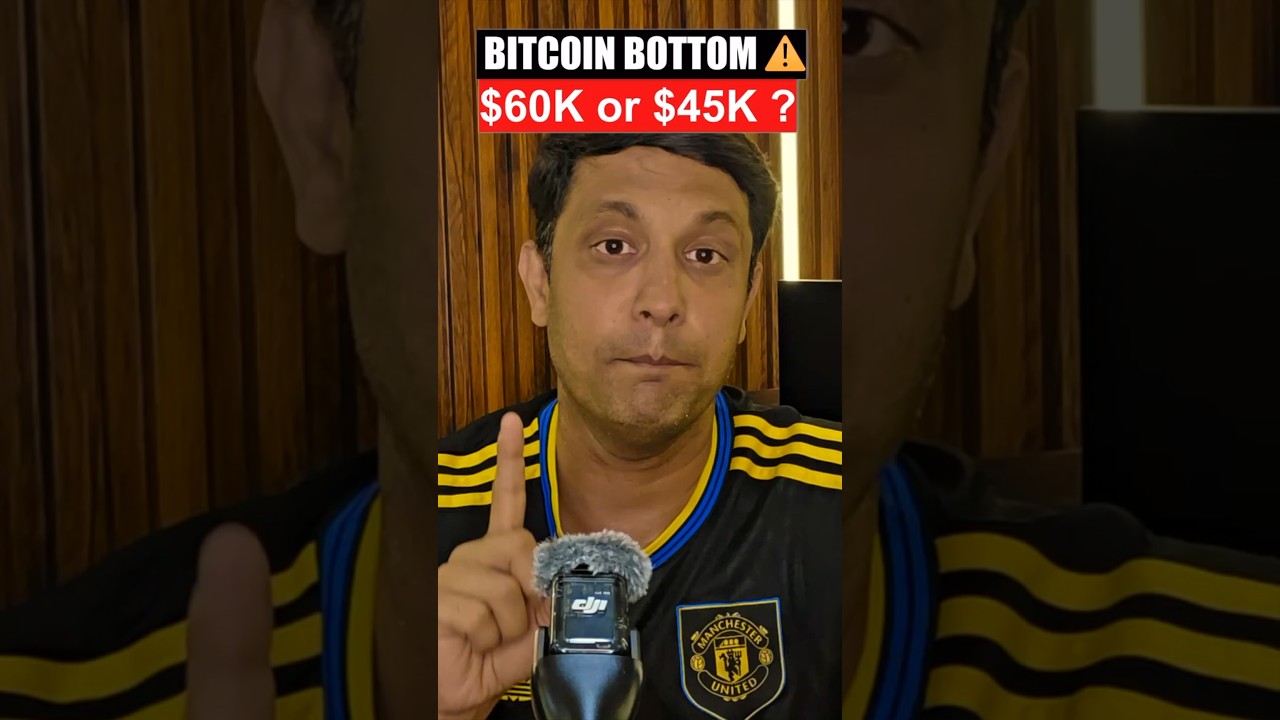 🚨 Bitcoin Bottom - $60K or $45K ? CRASH OVER - SHOCKING DATA ? More crash - what to do and expect ?