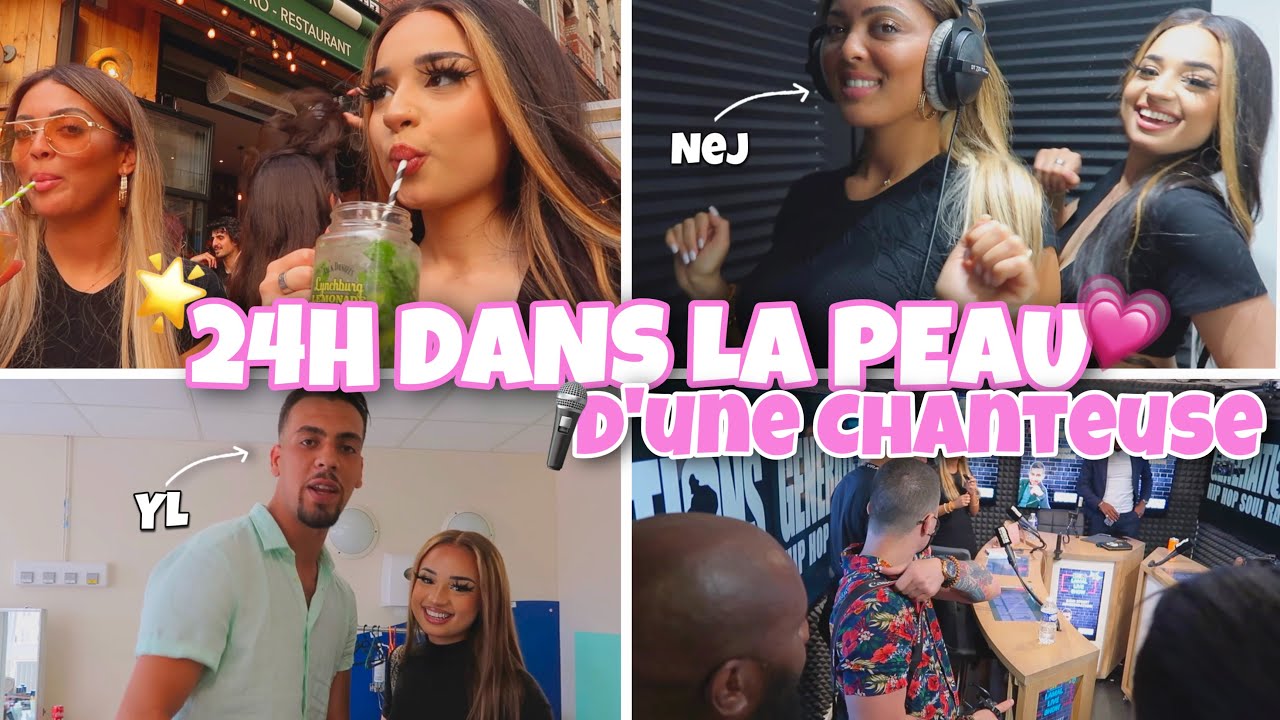 24H DANS LA PEAU D’UNE CHANTEUSE AVEC NEJ & YL (studio, clip, interview.. c’était ouf!!)