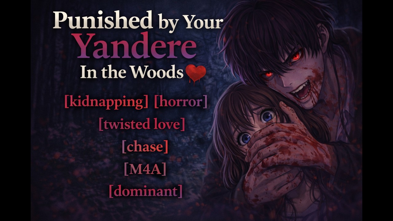 M4A Yandere Chases You Through The Woods After Crazy Boyfriend  [twisted love] [dominant]