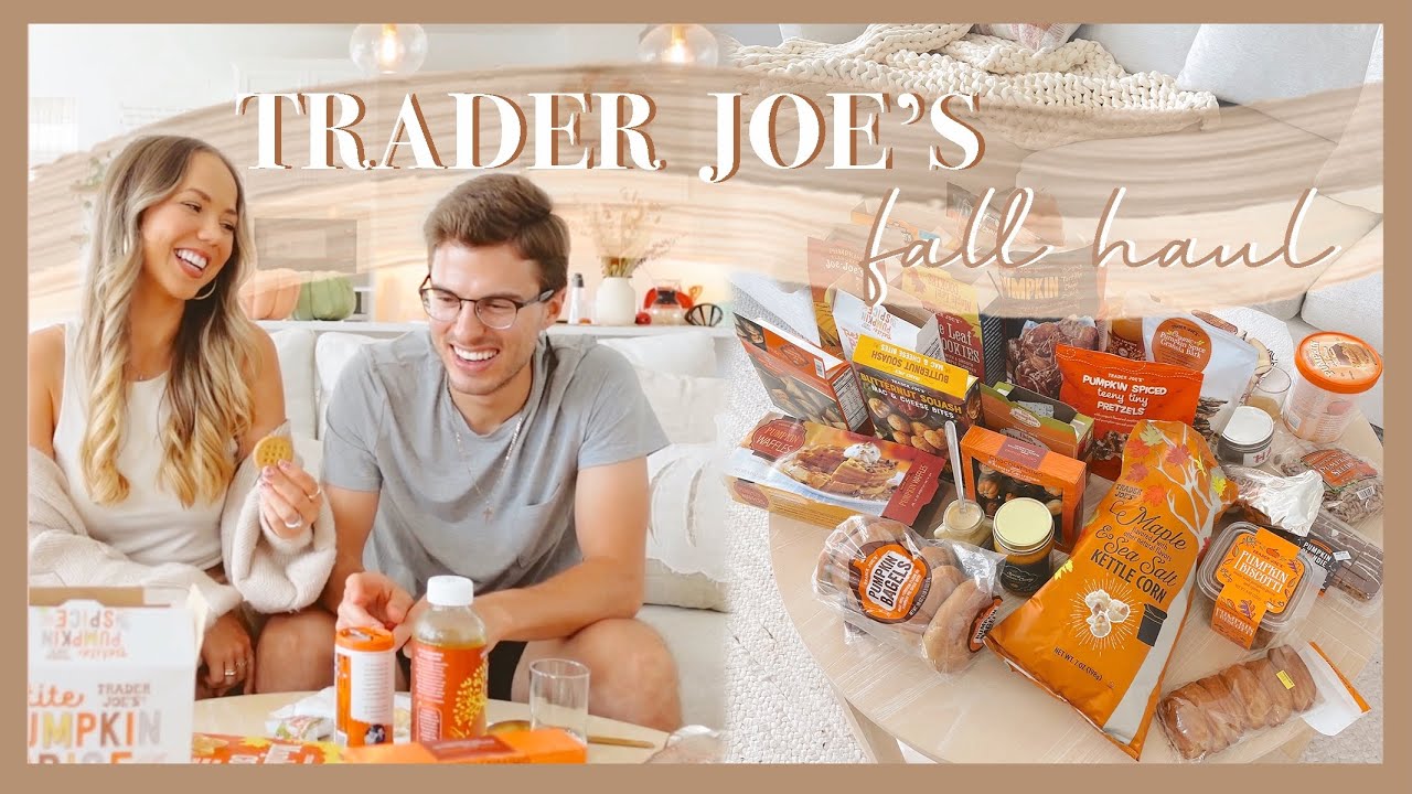 TRADER JOE'S FALL HAUL | taste test + everything pumpkin 2021!