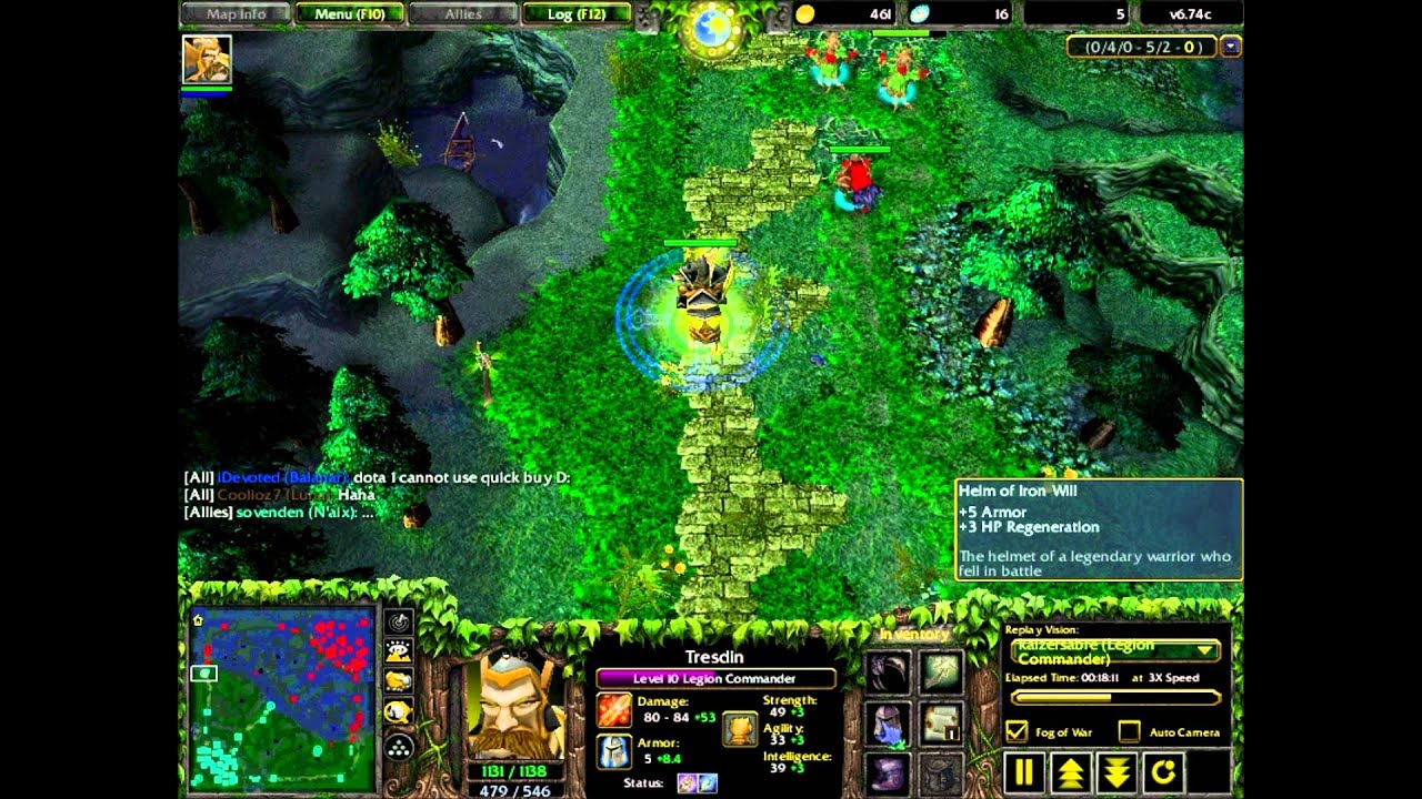 Defence of the Ancients v6.74c - Tresdin the Legion Commander