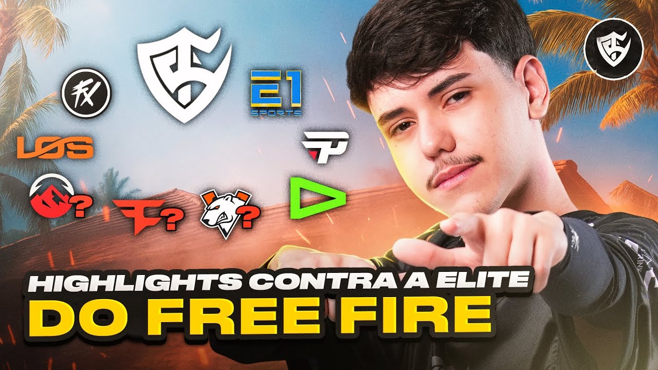HIGHLIGHTS CONTRA A ELITE DO FREE FIRE 💣 S24 ULTRA! 