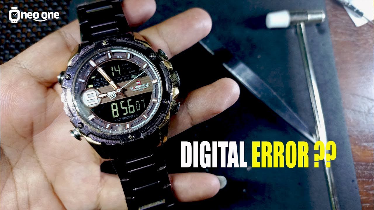 Repair Digital Jam Tangan Naviforce 9146M |Repair |Service Jam Tangan