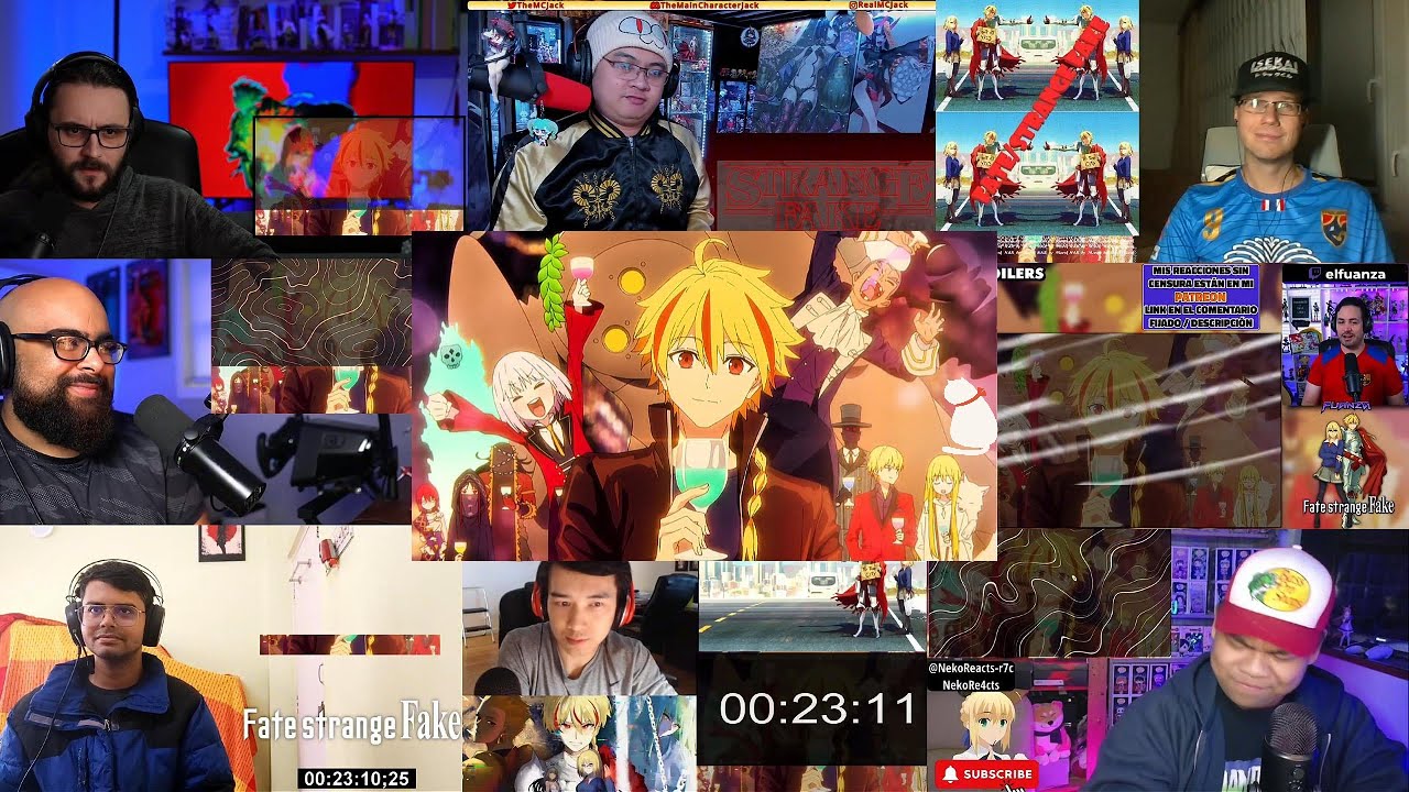 Fate/strange Fake Ending "Latent Ai" By 13.3g Reaction Mashup