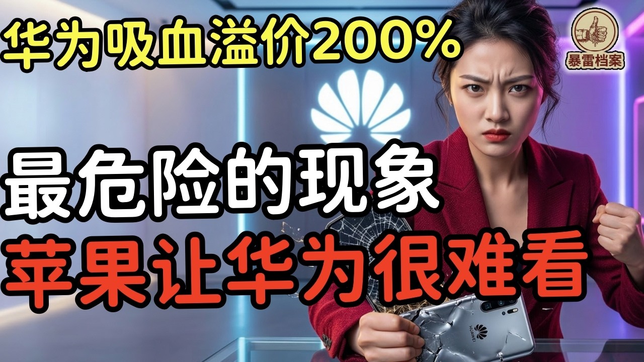 华为&ldquo;赢麻了&rdquo;沉默真相，华为vs苹果内部结构对比，说实话有点难看，遥遥领先的背后，藏着一个你不敢看的账单