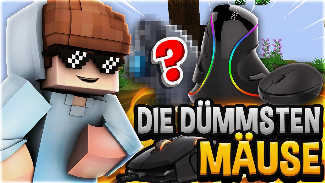 Ich TESTE die DÜMMSTEN MÄUSE in Minecraft