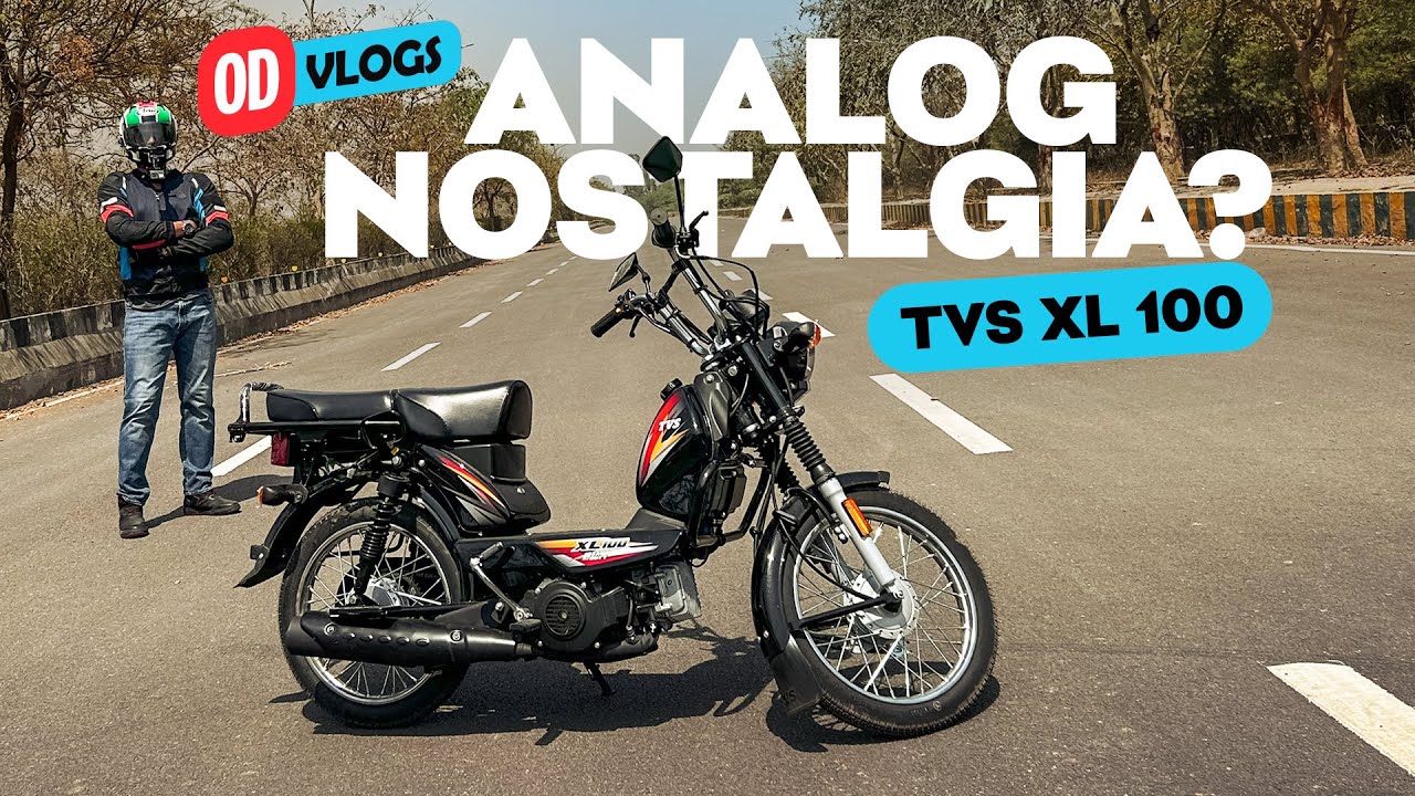 Analog Nostalgia? Riding the TVS XL 100 | OD Vlogs