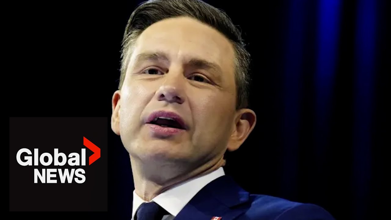 Poilievre attempts political comeback on sidelines of Parliament