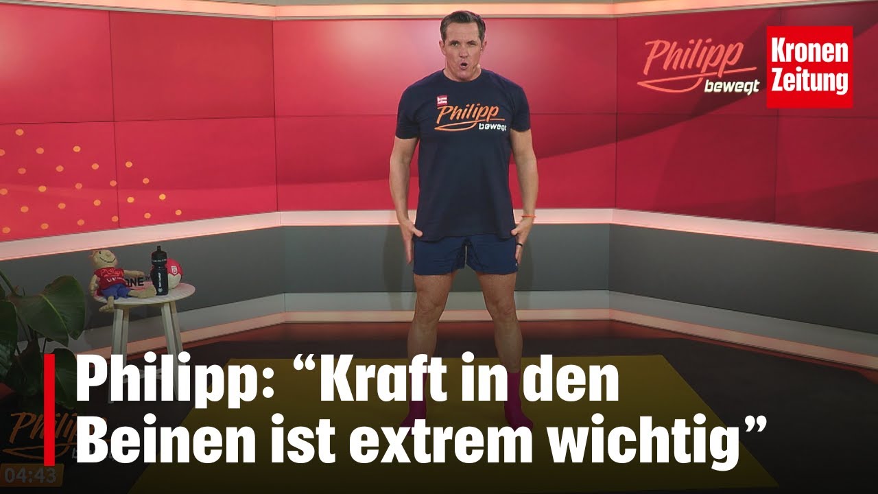 Philipp bewegt am Samstag, 29.3.: Intensives Beintraining & Co.