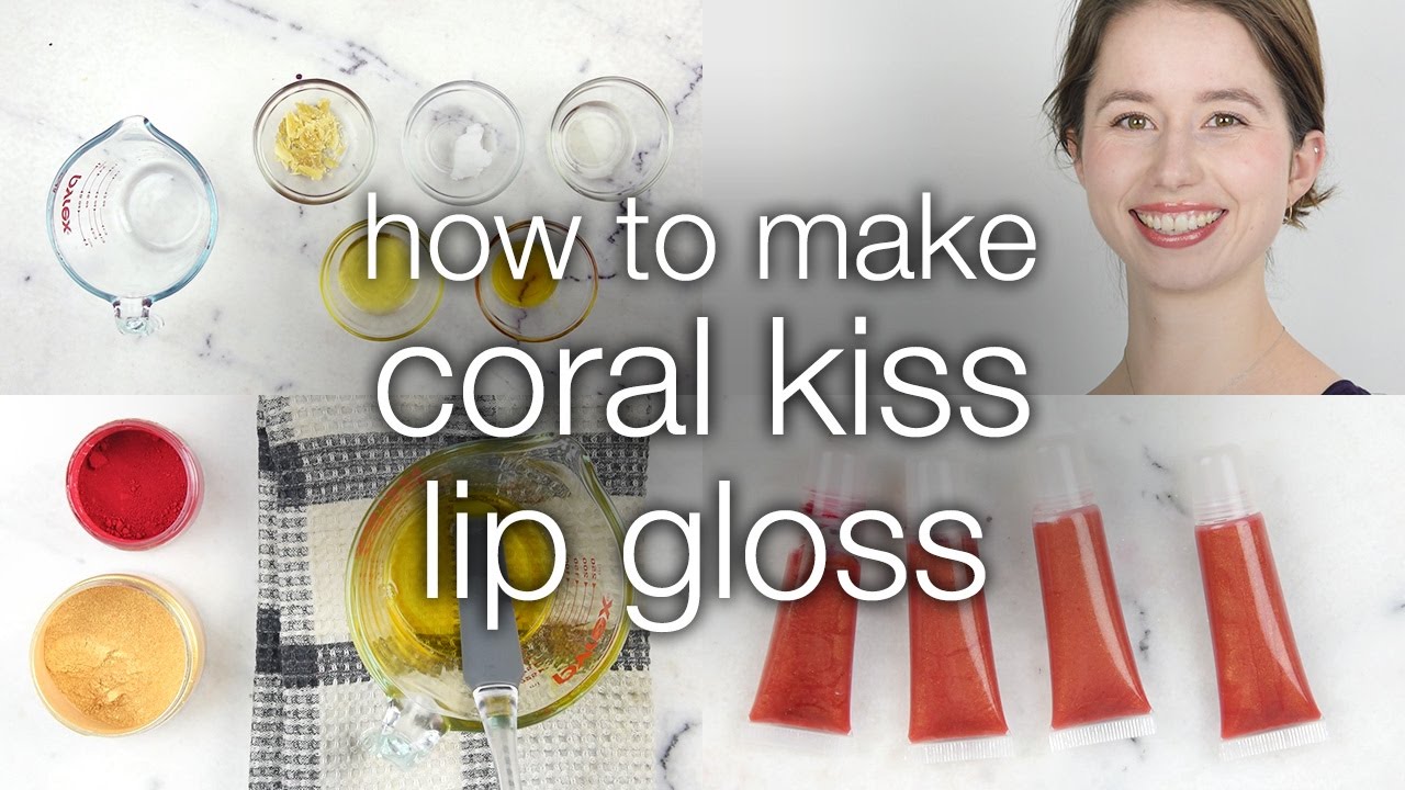 How to Make DIY Coral Kiss Lip Gloss