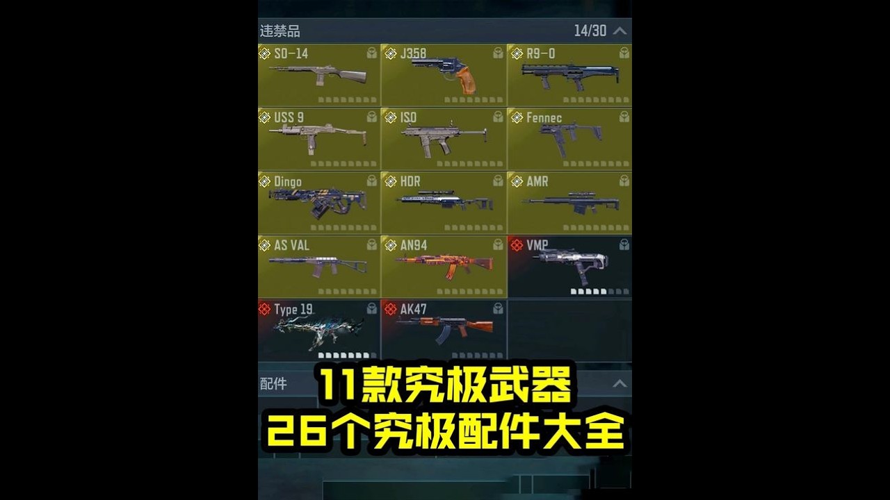 DMZ究极配件大全：26个配件+11款究极武器来袭【每天瞎乐呵】