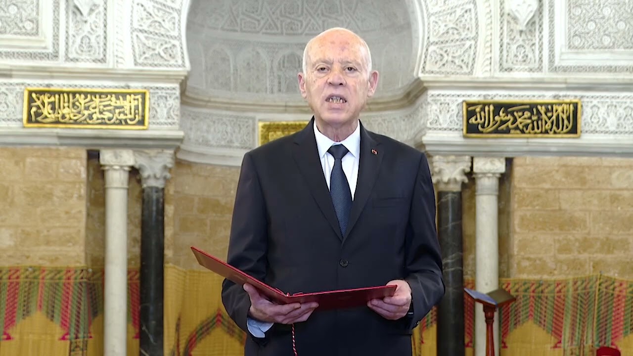 كلمة رئيس الجمهورية قيس سعيّد إلى الشّعب التونسي بمناسبة حلول شهر رمضان المعظم