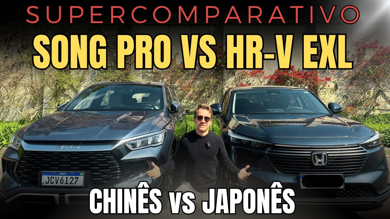 Honda HRV vs BYD Song Pro. Supercomparativo. Japonês contra CHINÊS. Qual vale mais a pena?