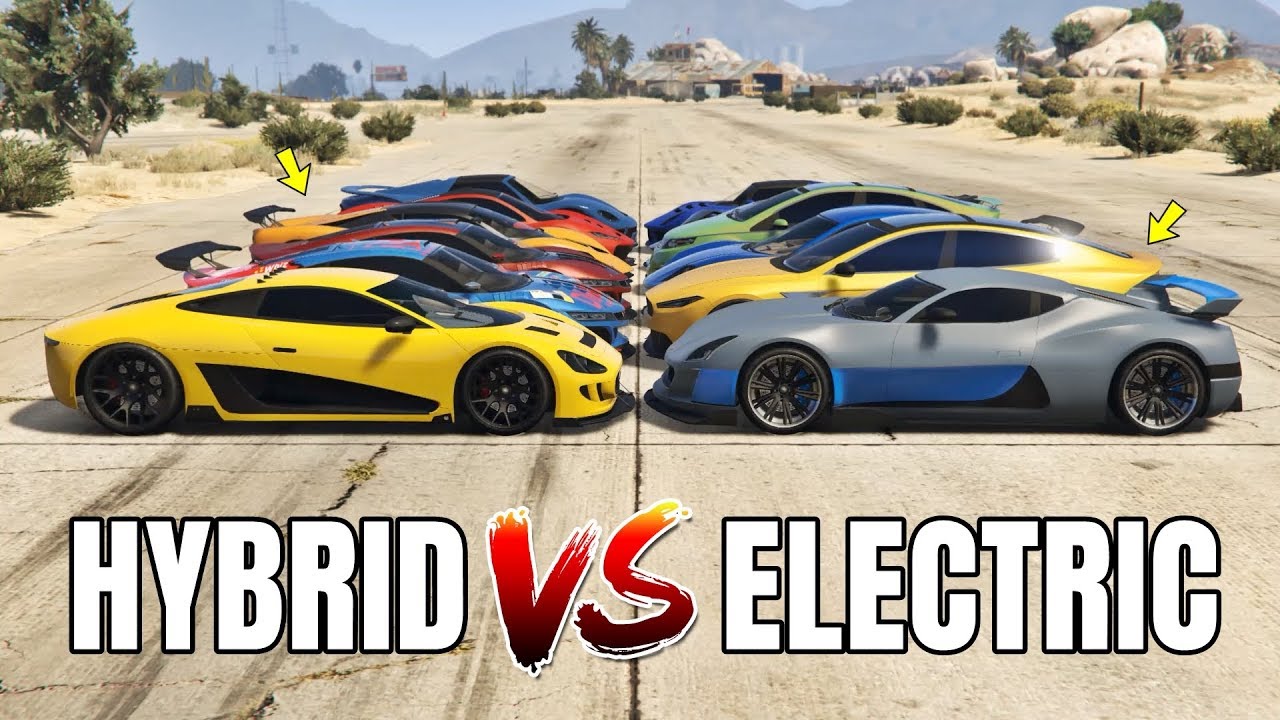 GTA 5 ONLINE - HYBRID VS ELECTRIC (WHICH IS FASTEST?)