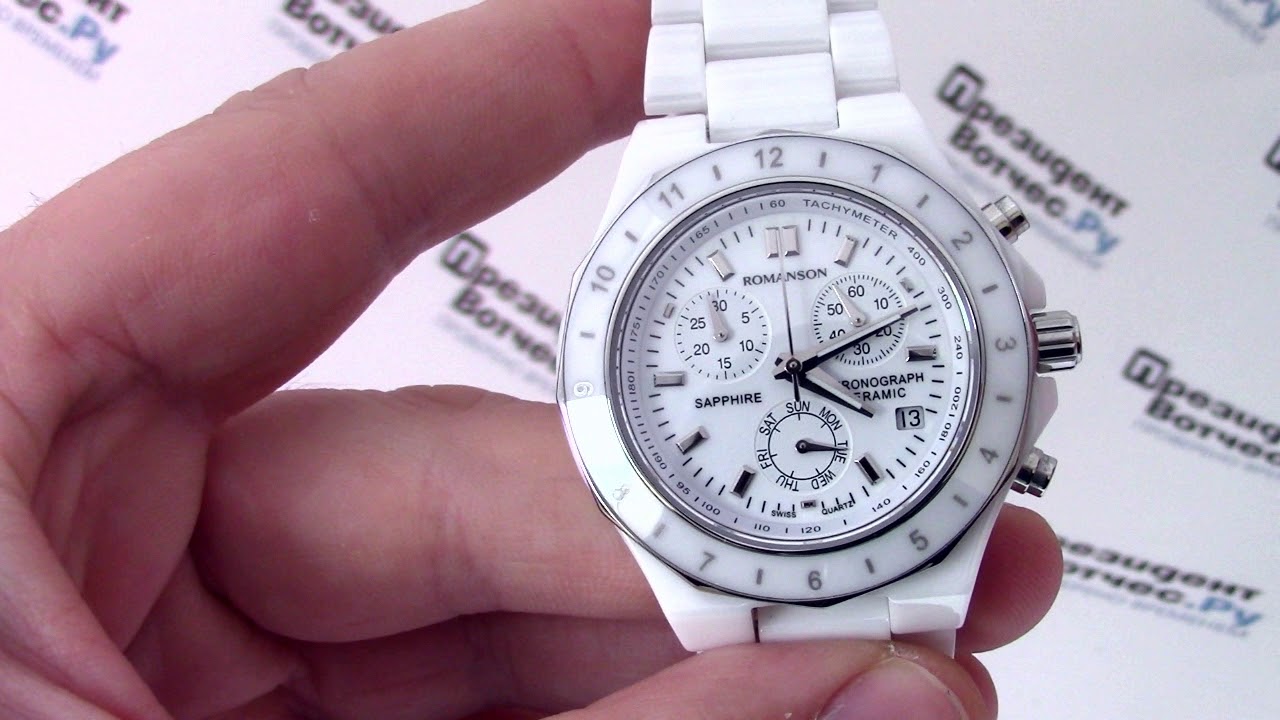 Часы Romanson TM 1231H MW(WH) - видео обзор от PresidentWatches.Ru