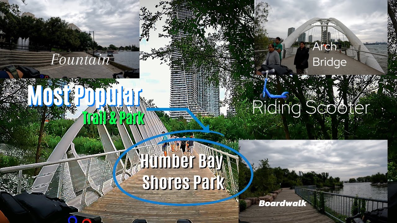 Popular & Most Visited Humber Bay Shores Park & Trail @ Great lakes waterfront trail
