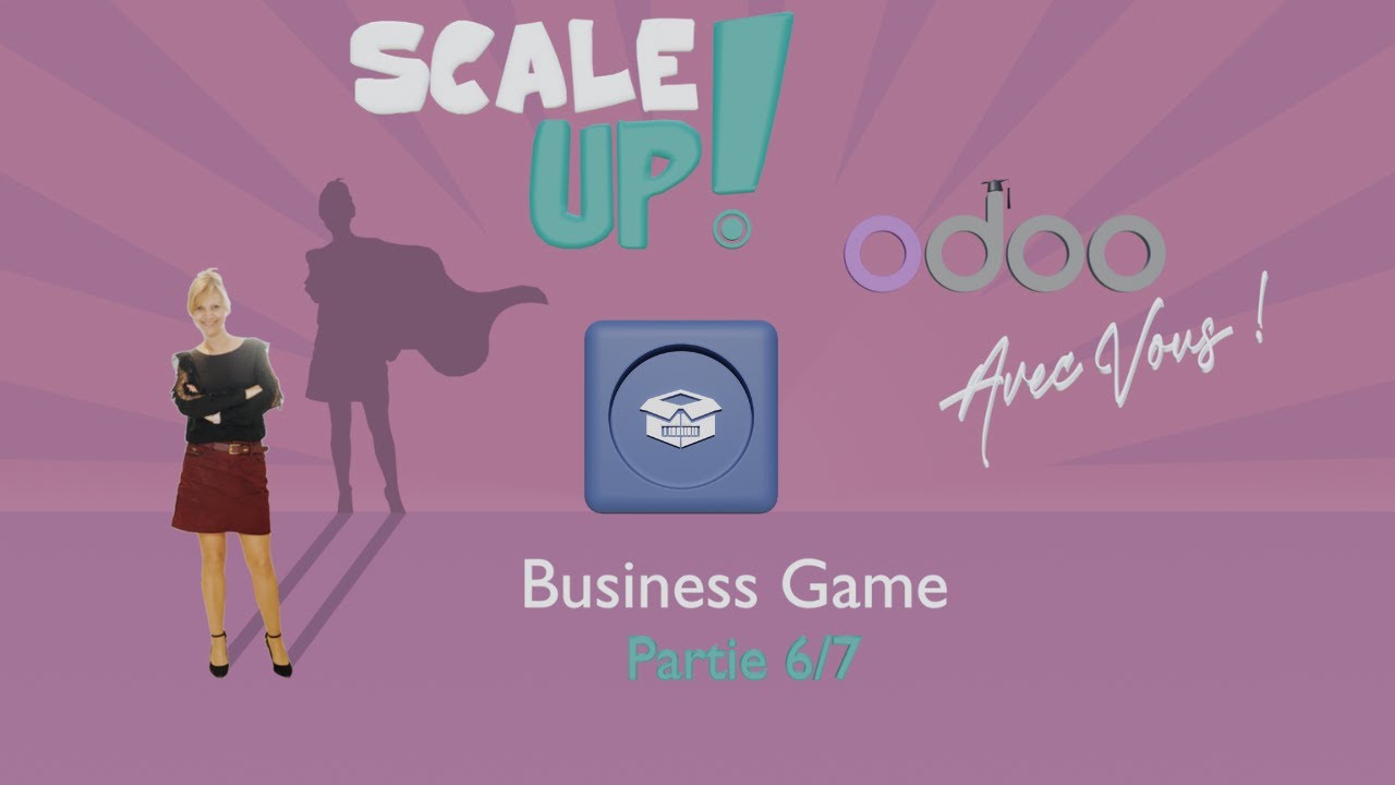 Jeu du Business Game Odoo : Scale Up  (Odoo V16) - épisode 6/7 : Code-barres
