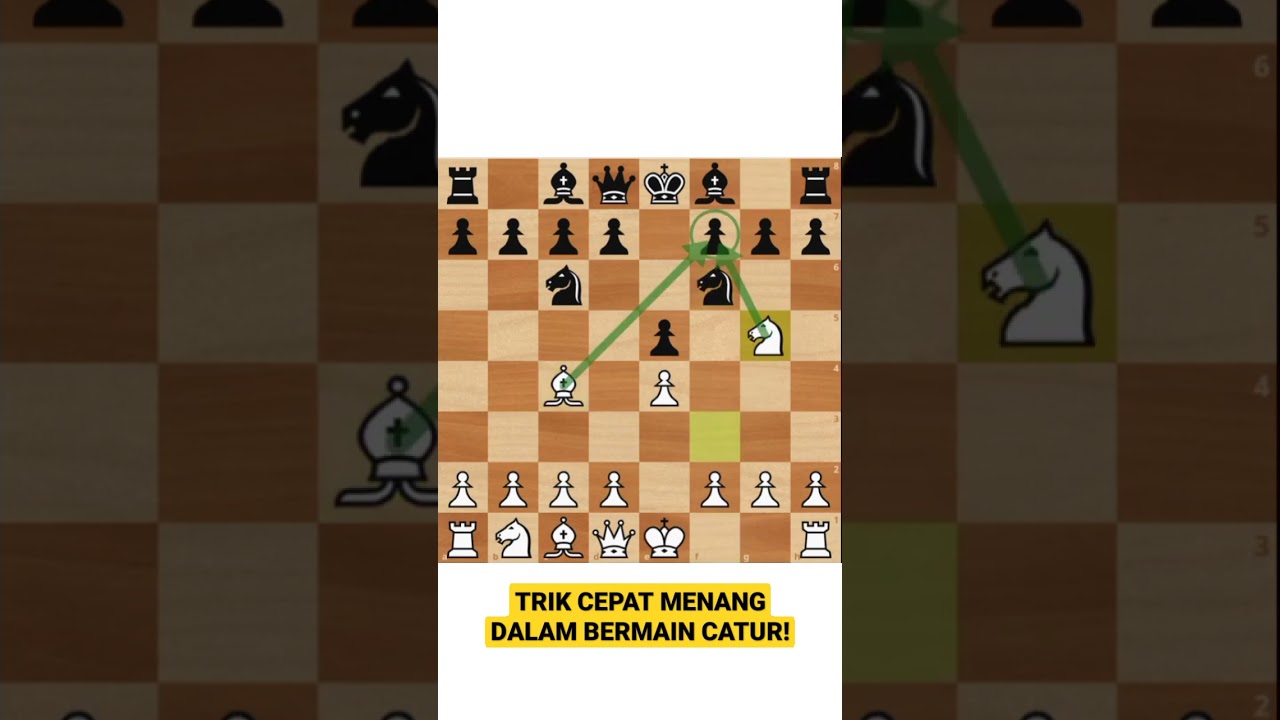 TRIK CATUR CEPAT MENANG MENYERANG RAJA!