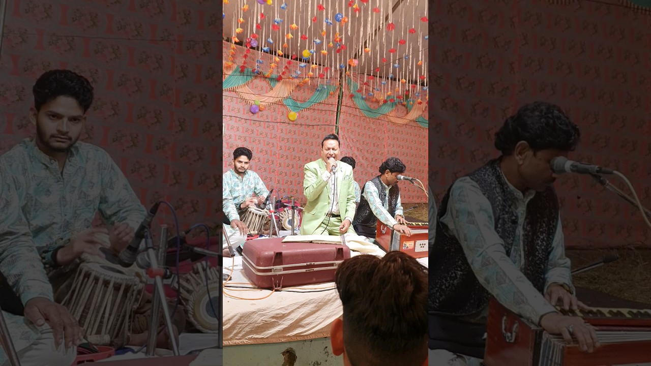 Sharif parwaz  super hit Qawwali Mansoorpur Urs MUSLIM PROGRAM