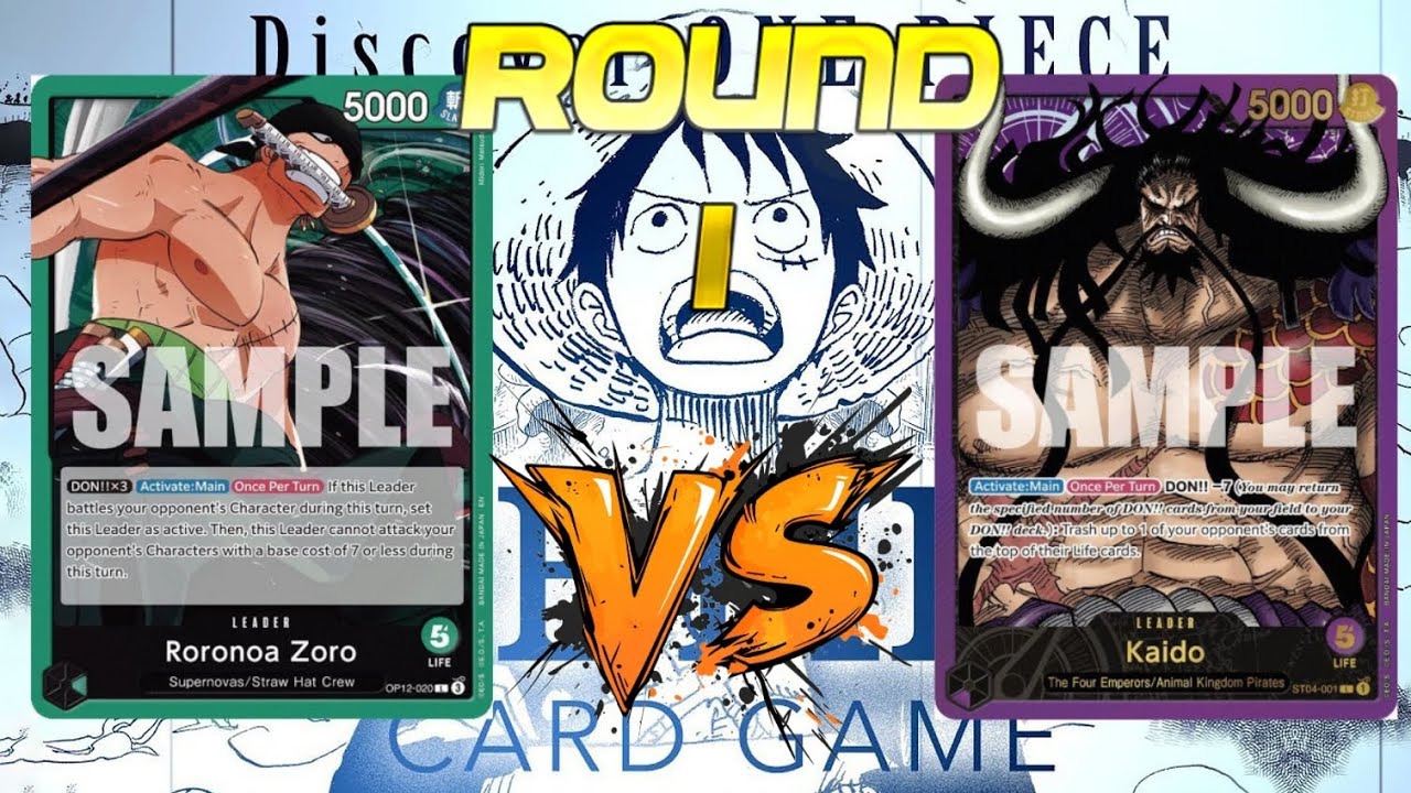💫(OP14)💫🟢Roronoa Zoro vs 🟣Kaido (Round 1 - Local Tournament OP14) // One Piece TCG