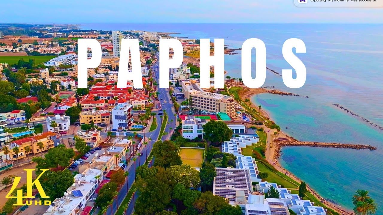 Paphos, Cyprus 🇨🇾 4K UHD | Drone Footage