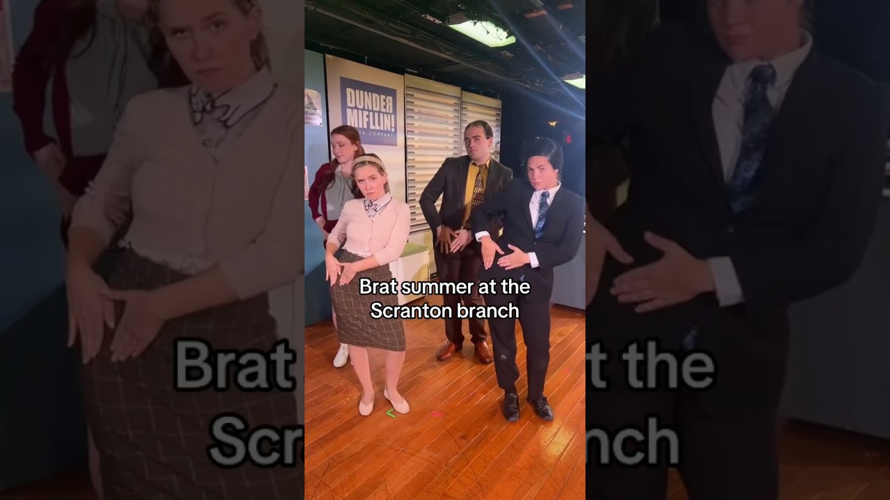 very demure #theoffice #offbroadway #theatre #musicaltheatre #theatrekid #brat #demure