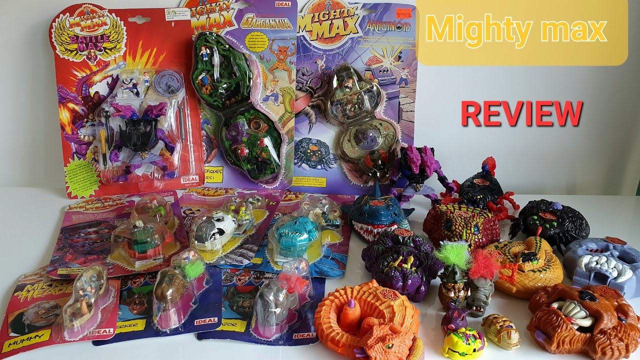 ¡Vistazo a mi colección de Mighty Max! review en español