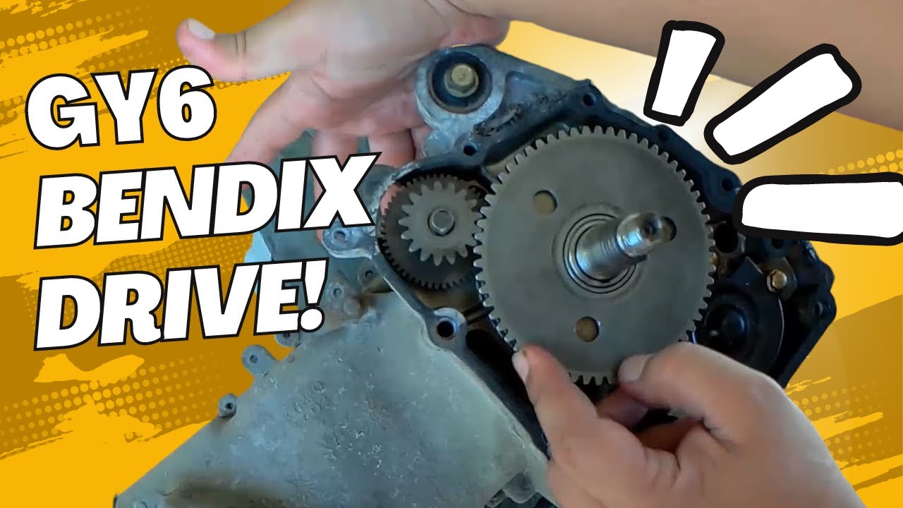 PAANO MAGTANGGAL NG BENDIX DRIVE NG GY6 ENGINE
