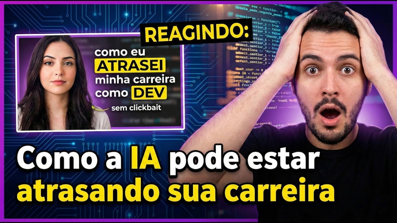 REAGINDO: Como a IA está destruindo a carreira dos Devs (O caso da KizaDev)