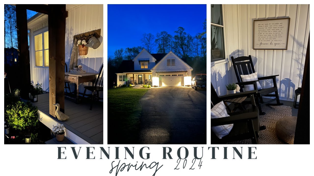 SPRING EVENING ROUTINE // FAMILY OF 7 EVENING ROUTINE //
