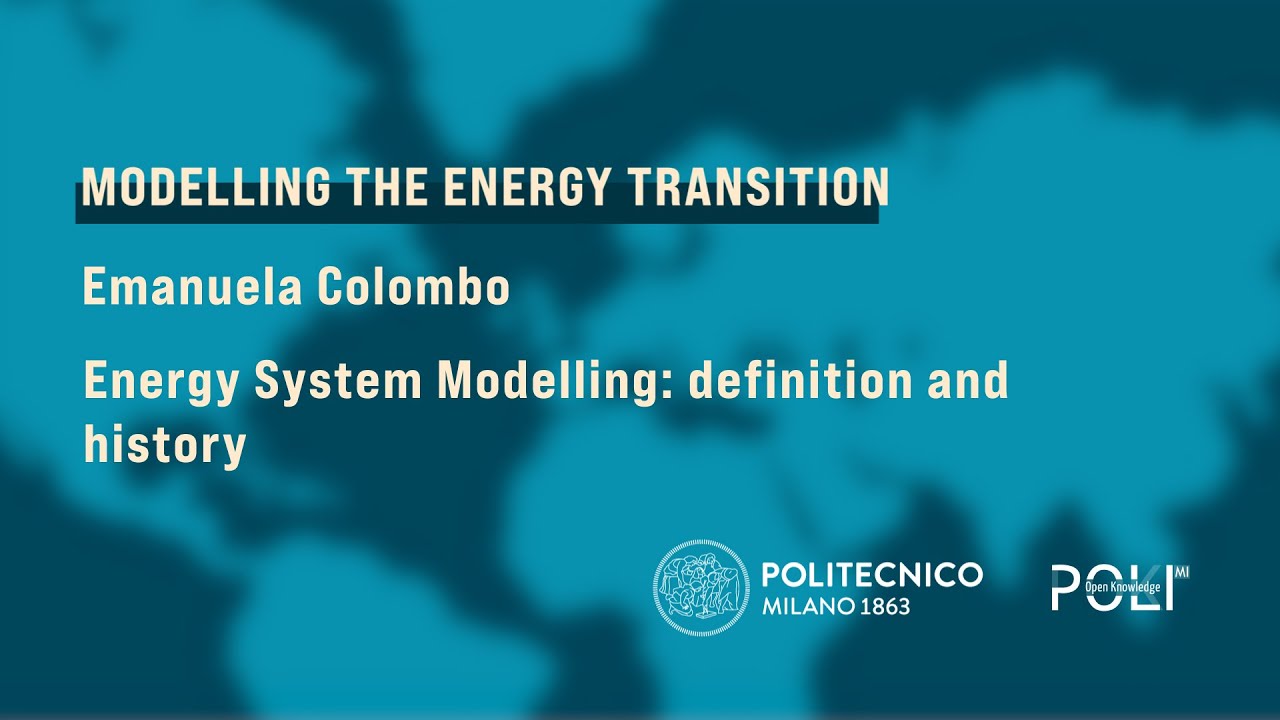 Energy System Modelling definition and history (Colombo)
