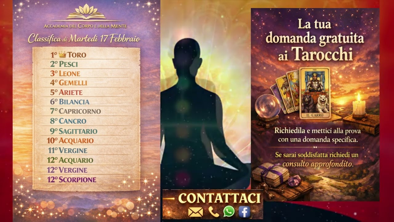 oroscopo con classifica del 17 febbraio