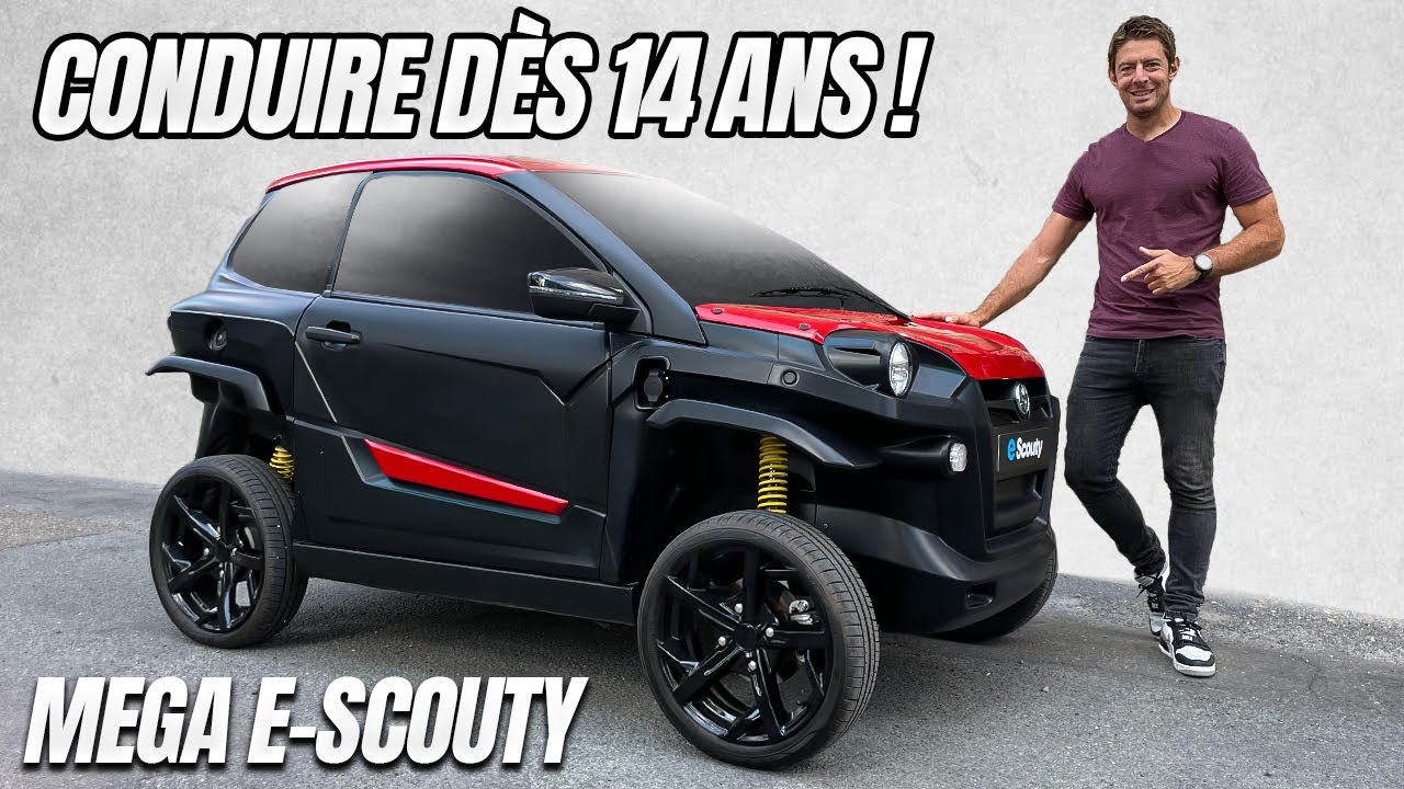 Essai MEGA e-SCOUTY – CONDUIRE à partir de 14 ANS, c’est POSSIBLE !