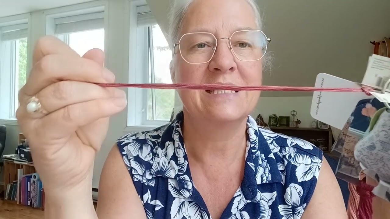 Flosstube #1 from NathalieChabotstitches. Welcome! Crosstitch, Quilt, and Knit video