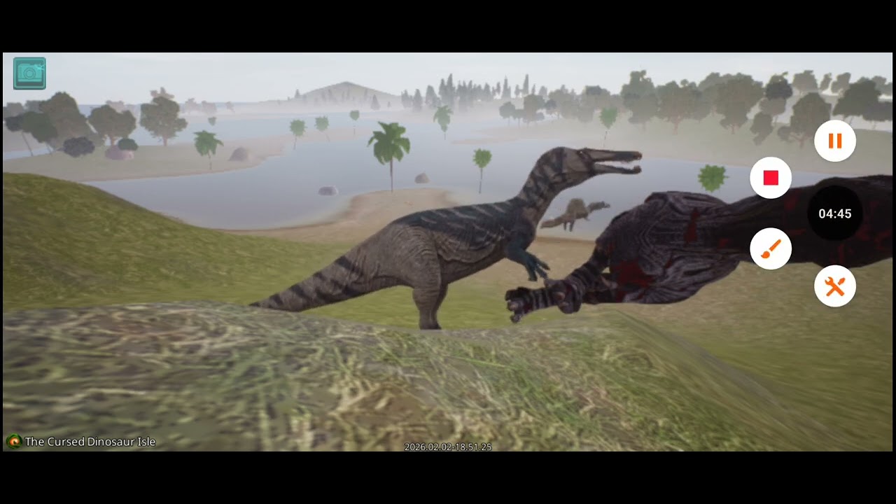 Unedited video-THE CURSED ISLE suchomimus 