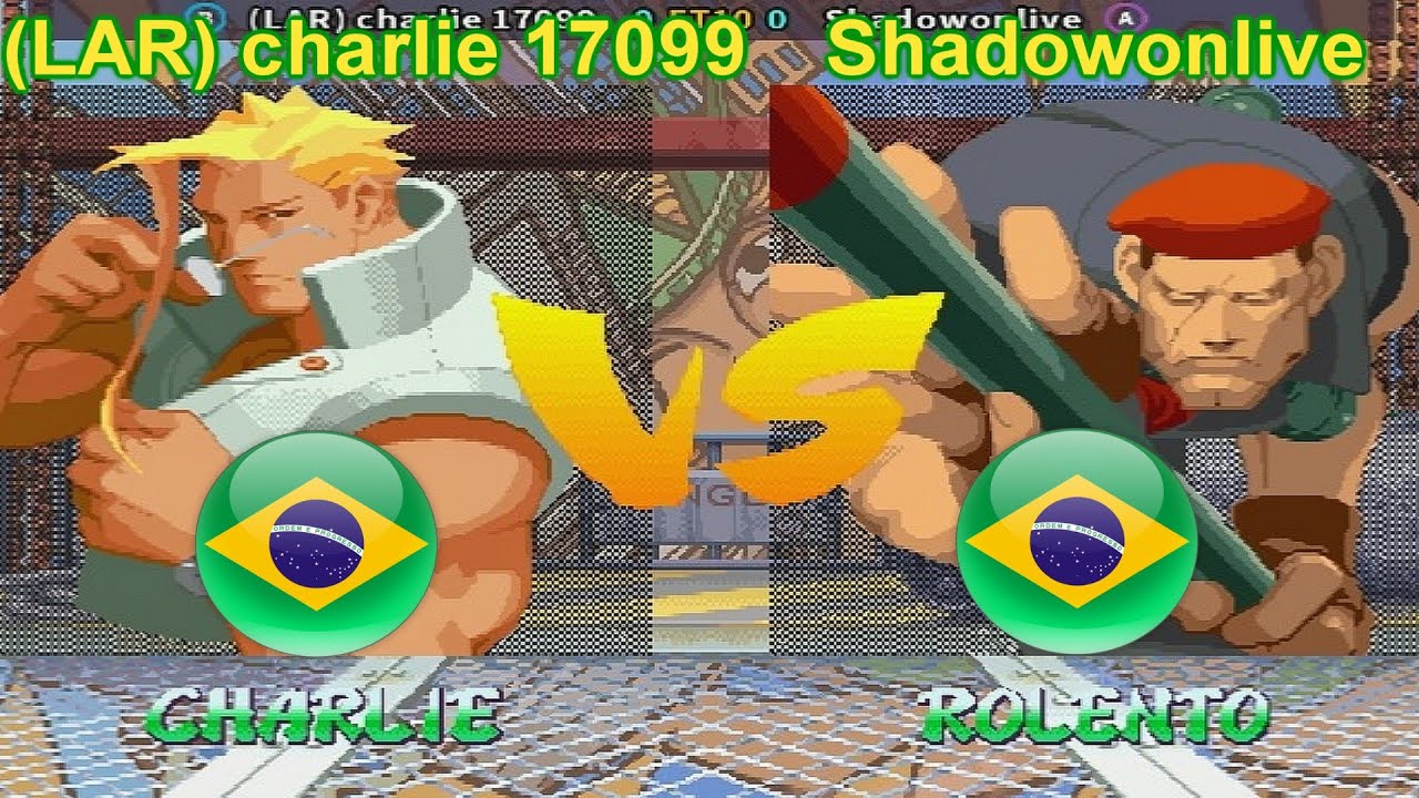 Street Fighter Alpha 2 - (LAR) charlie 17099 vs Shadowonlive FT10