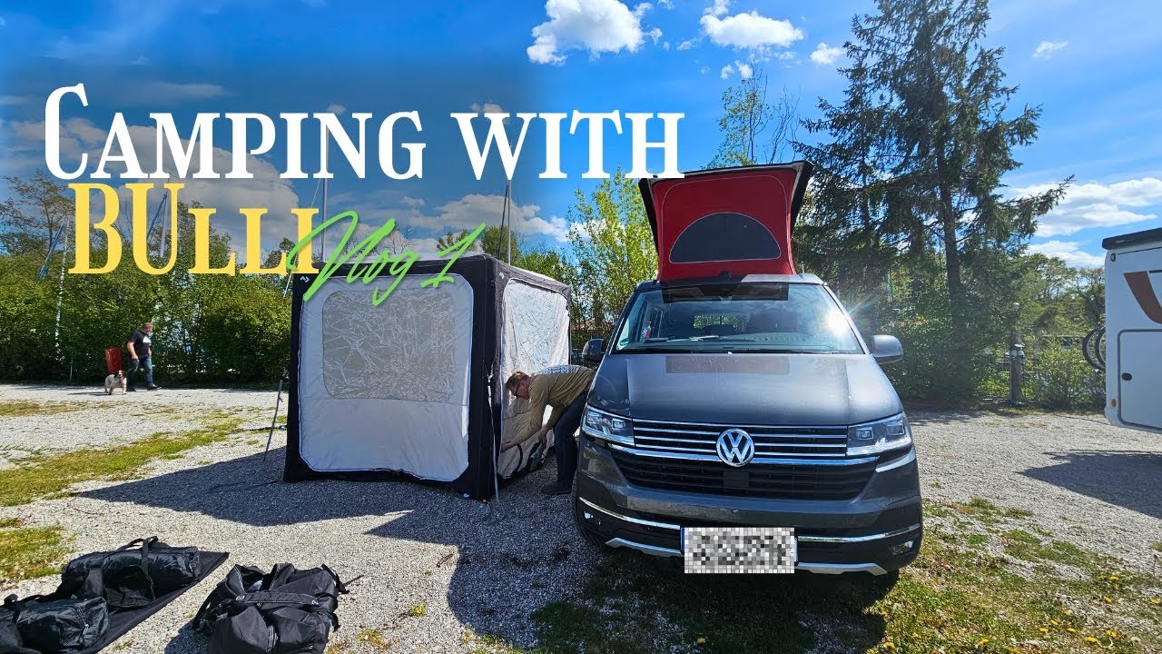 #1 Camping with Bulli Vlog I Chiemsee Strand Camping Platz I Dometic Hub