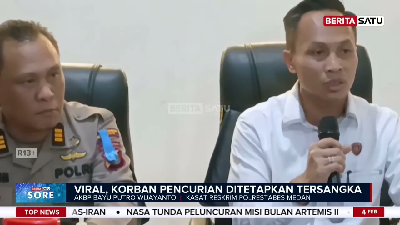Viral, Korban Pencurian di Medan Ditetapkan Sebagai Tersangka #Beritasatu