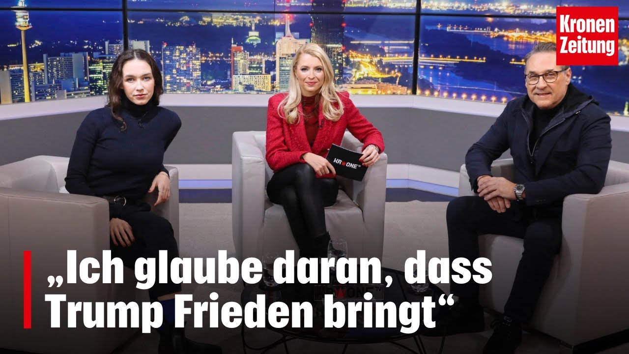Schilling vs. Strache: „Ich glaube daran, dass Trump Frieden bringt“ | krone.tv DAS DUELL