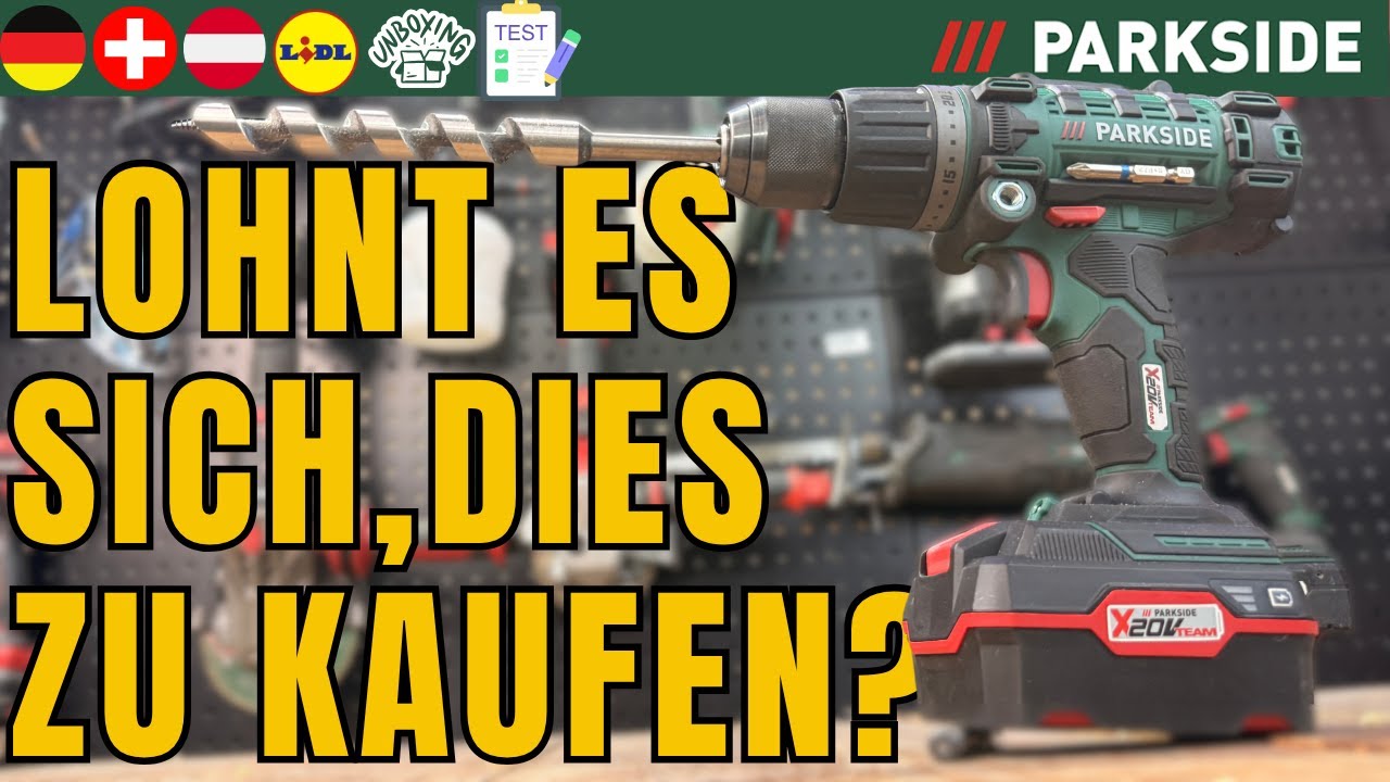 3-IN-1-AKKU-SCHLAGBOHR-SCHRAUBER 20 V Parkside PSBSA 20-Li C3 DEUTSCHLAND DEUTSCH AUSTRIA LIDL