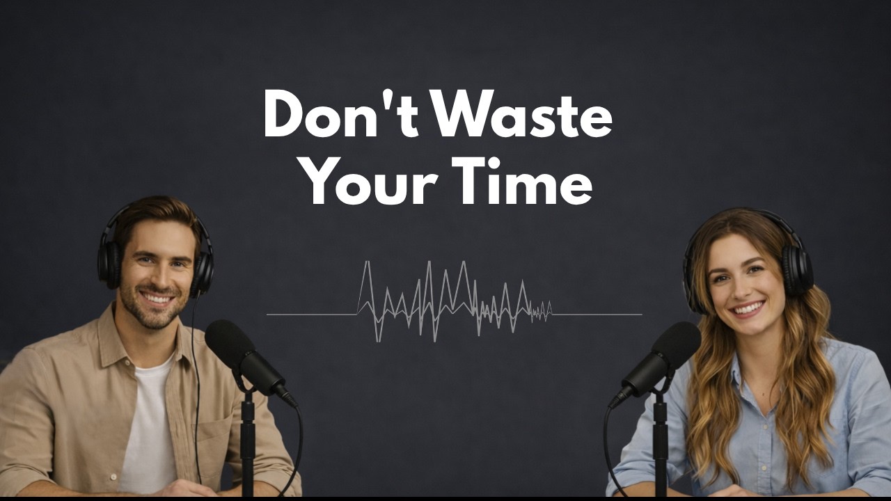 Don't Waste Your Time ⏰ | Easy English Conversation for Beginners (A1) | English Podcast