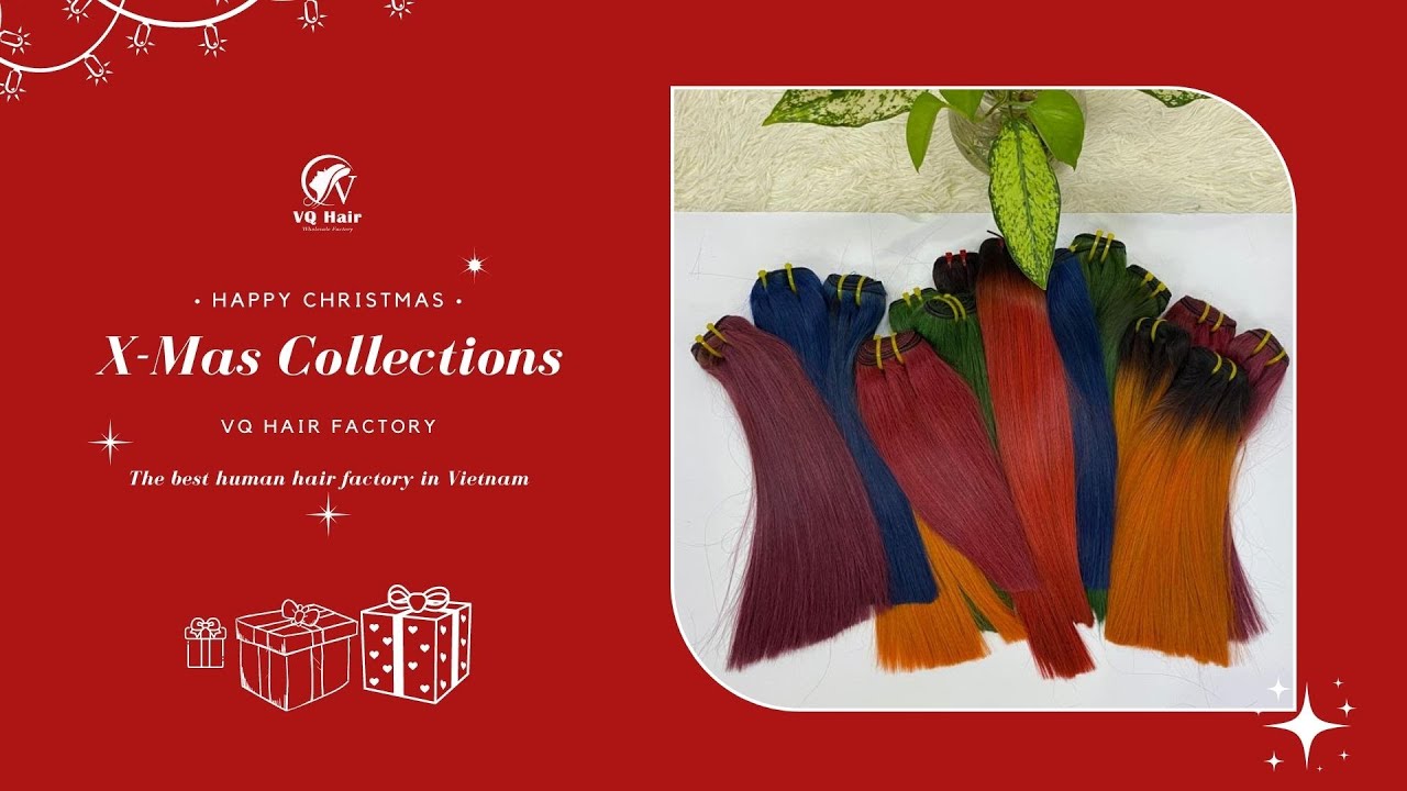 Best colored remy weave hair vendor  - Christmas collections | VQ Hair Factory